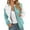 Mint Green-2, variant on Womens Jacket Casual Stripe Print Casual Bomber Oversize Long Sleeve Zipper Windbreaker Floral Trendy Clothes