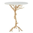 thumbnail image 2 of SAFAVIEH Carolyn Rooted Gold Accent Table Gold / White, 2 of 7