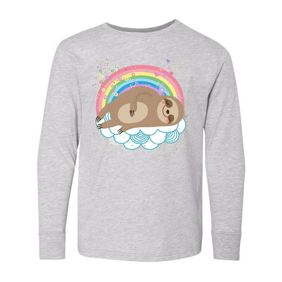 Inktastic Sloth Lover Cute Animal Long Sleeve Youth T-Shirt