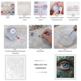 thumbnail image 3 of Paint by Numbers Kit for Adults, Mystical Eye Teal Ornaments Paint by Numbers, Easy Paint by Numbers Kit for Adults Beginner, DIY Adult Paint by Number Kits on Canvas, Home Decor, 3 of 7