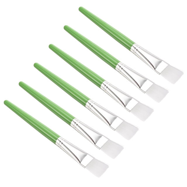Uxcell Succulent Cleaning Brush 6Pack 152mm Gardening Tools Plant Brush for Garden Green Handle