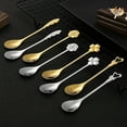 thumbnail image 2 of FACEGA 4Pcs Soup Spoons Smooth Stainless Steel Ladle 304 Tea Dessert Coffee Spoons,Style3, 2 of 2