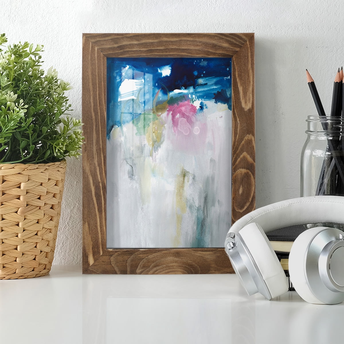 Rising I - Framed Print w/glass - Walnut