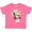 Hot Pink, variant on Inktastic He is Risen Cross with Script and Flowers Boys or Girls Toddler T-Shirt