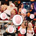 thumbnail image 4 of Funny Inflatable Fake Belly & Beard Costume Kit, PVC Bloat Pregnant Belly Prop for Halloween Cosplay, Pranks, Role Playing, Parties, One Size Fits Most, 4 of 8