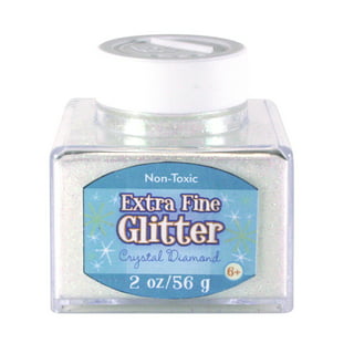 Sulyn Extra Fine Glitter for Crafts, White Crystal Diamond, 2.5 Oz