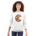 thumbnail image 3 of His Hers Matching Set Pizza Lovers Unisex Plus Fleece Graphic Sweatshirt Brisco Brands 3X, 3 of 6