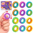 thumbnail image 1 of Anillos sensoriales KLT de Fidget Toys para niños, paquete de 12 unidades, 1 of 6