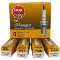 NGK 7090 BKR5EGP G-Power Platinum Spark Plugs Kit Set Of 4 Pcs