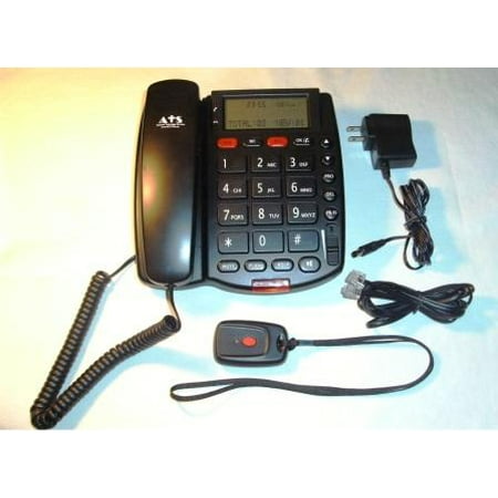 Medical Alert System Telephone with Necklace Panic Button NO MONTHLY FEES