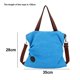 thumbnail image 2 of Bolso bandolera de lona para mujer, bolso de lona artístico de moda para el tiempo libre Azul cielo, 2 of 5