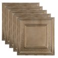 thumbnail image 1 of Great Lakes Tin Milwaukee Champagne 2ft x 2ft Nail Up Ceiling Tiles (5 Pack), 1 of 6