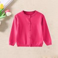 thumbnail image 4 of Grblisyd Girls Cardigan Sweater School Uniforms Button Long Sleeve Knit Tops Back to School Clothes, 4 of 4