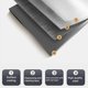 thumbnail image 4 of 4Pcs Aluminum Hair Combs Set: Long Cutting Comb,Short Styling Comb,Handle Combs,and Tail Comb for Professional Barbers rose gold, 4 of 5