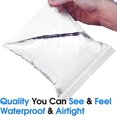 thumbnail image 4 of Bolsas Ziplock de 1520 cm, 30 unidades, regalo de plástico transparente de tamaño mediano extragrueso de 4 mil, 4 of 5