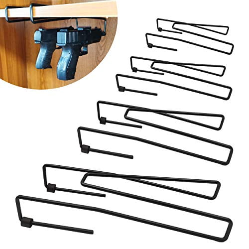 1 Gun SMALL 8" Shelf Handgun Hanger Armory Rack for guns 5-Pack 