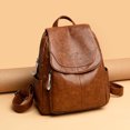 thumbnail image 5 of Mochilas de cuero de alta calidad para mujer, bolso de hombro vintage para mujer, mochila de viaje para mujer, mochilas escolares para niñas, 5 of 5