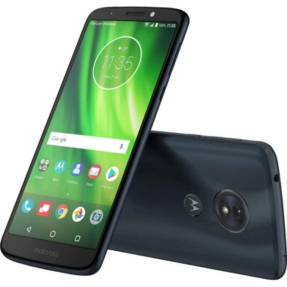 Lenovo Moto G6 Play (Xt1922-6) 16g Blue Grade C - For Use On (Verizon Only)