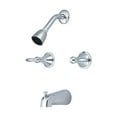thumbnail image 1 of Central Brass 80897-L3 Two Handle Tub & Shower Set - Polished Chrome, 1 of 1