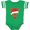Football Green and White, variant on Inktastic Christmas Cute Reindeer in Santa Hat Boys or Girls Baby Bodysuit
