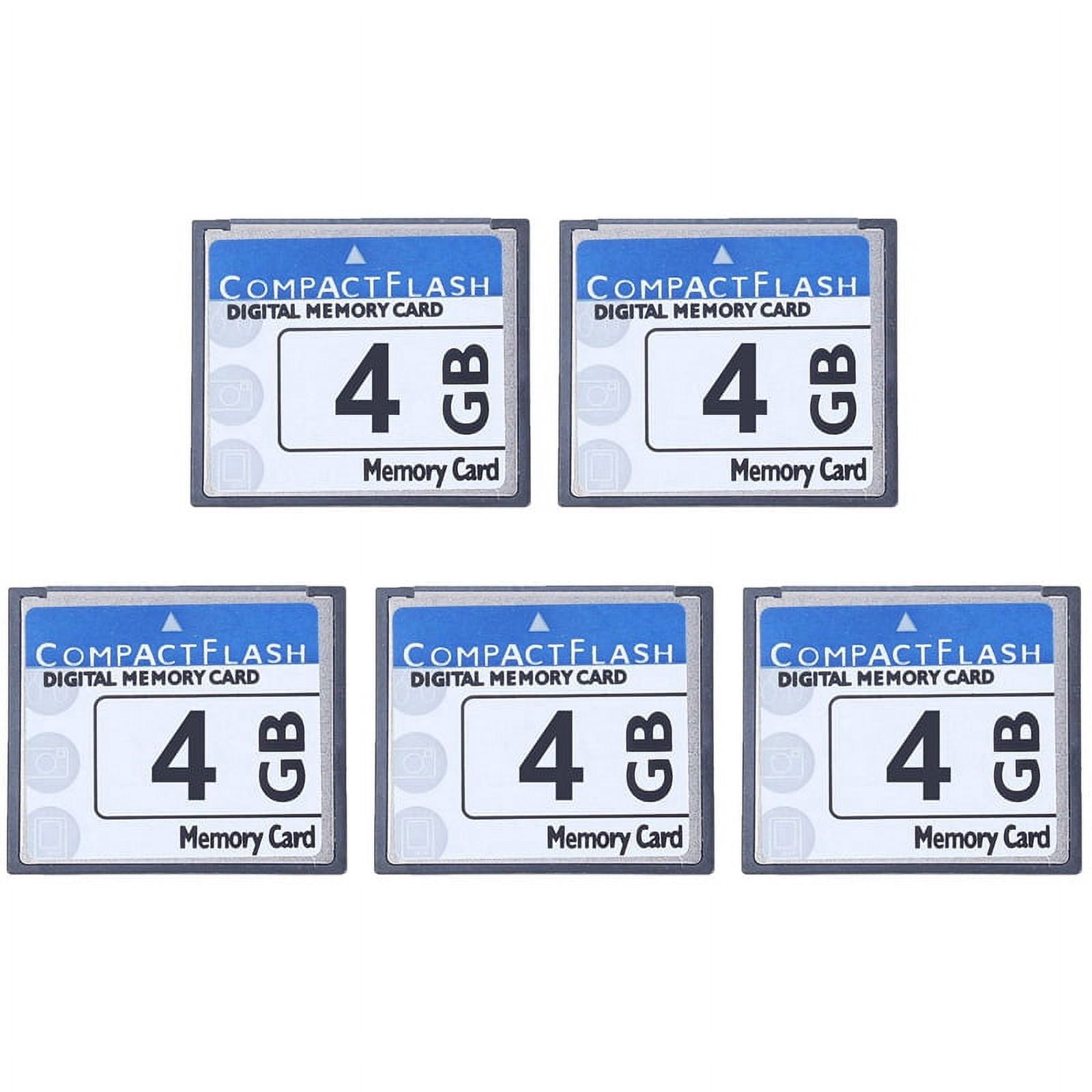 5X Carte Mémoire Compact Flash 4GB Professionnelle pour Appareil Photo, Machine Publicitaire, Carte Informatique Industrielle