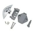thumbnail image 6 of 14-16mm Half-Moon Rv Latch Button Push Lock Motorhome Cabinet for Yachts Trailer Silver, 6 of 9