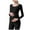 X24-Black, variant on Women's Maternity Pregnant Top Solid Color Round Neck Long Sleeved Top To Be Worn As A Base During Pregnancy