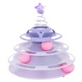 thumbnail image 3 of Interactive Cat Toy,Cat Toy Roller 3 Cat Ball Toy Cat Turntable Track Toy Finest Materials, 3 of 12