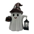 thumbnail image 2 of Halloween Ghost Lantern Ornament Light, LED Pumpkin Lantern for Home Decoration, Spooky Halloween Night Light, Perfect for Indoor or Outdoor Holiday Lighting Decor, 2 of 2