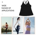 thumbnail image 3 of BRIGHTFUFU Outfit De Yoga Profesional Negro Con Top Sin Cómodo Y Portátil Para Ejercicio, 3 of 8