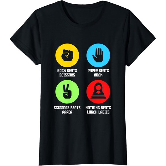 Funny Lunch Lady Gifts Nothing Beats Cafeteria for Women T-Shirt