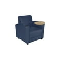 thumbnail image 3 of Regency Nova Tablet Arm Chair- Navy Blue/Noble Oak, 3 of 6