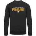 thumbnail image 2 of Men's Levelwear Black Pittsburgh Penguins Zane Carve Pullover Sweatshirt, 2 of 3