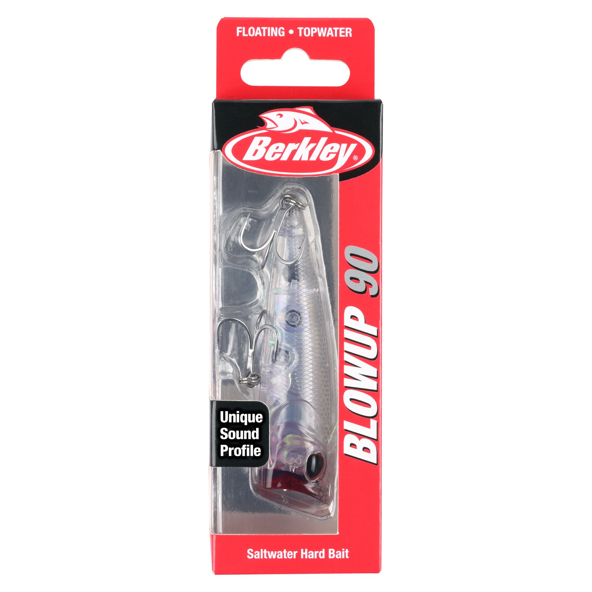 Berkley BlowUp Fishing Lure, 3.5 in, Silver Bullet (1-count)