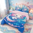 thumbnail image 2 of Manfei 3D Print Axolotl Full Size Comforter Sets,Animals Pattern Bedding Comforter Set,Pink Reversible,3pcs,1 Comforter and 2 Pillowcases, 2 of 7