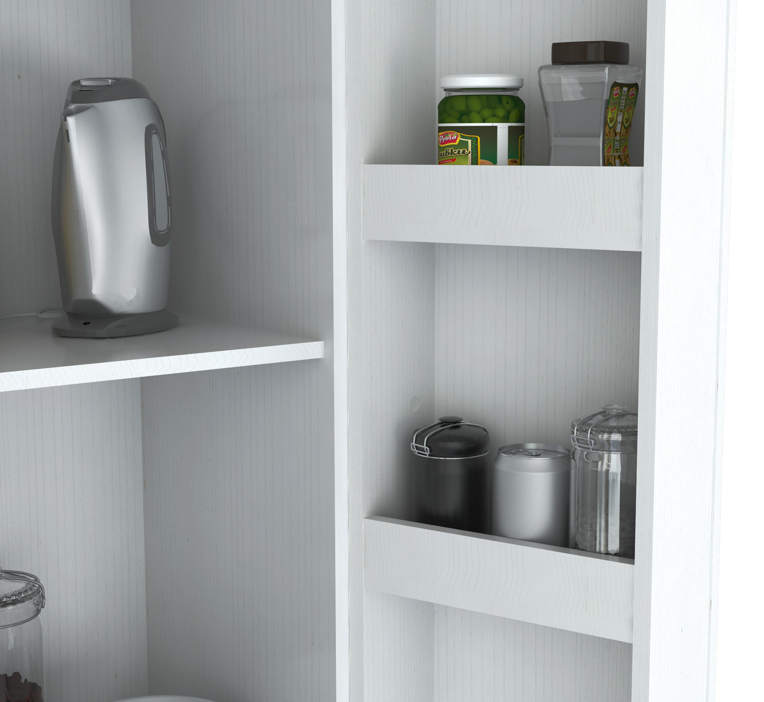 MF-442 Pantry Closet with Pull-out Shelves