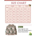 thumbnail image 2 of FEOYA Boy Christmas Sweaters Long Sleeve Girls Cartoon Sweaters Toddler Pullover Kids Sweatshirts Little Baby Knitwear Children Chunky Tops Warm Outdoor Clothing for 5-6 Years, 2 of 6