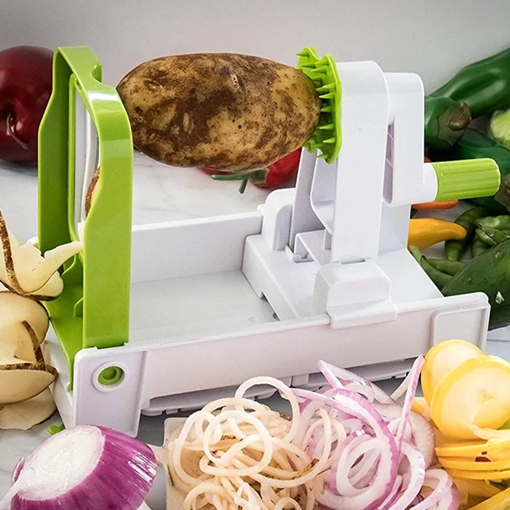 5-Blade Vegetable White Spiralizer and Slicer - Walmart.com - Walmart.com