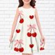 thumbnail image 2 of Teen Girls Dresses Adorable Sleeveless Summer Dress with Print Lightweight Breathable Fabric for Comfort ,Sie:140, 2 of 4