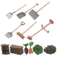 thumbnail image 2 of Farm Tool Toy Plastic Miniature Realistic For Children Sandbox Scene Models 1 Set, 2 of 9