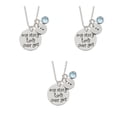 thumbnail image 6 of WORGEOUS  3 Pieces Letters Necklace Quote Necklaces New Beginning, 6 of 8