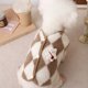 thumbnail image 3 of Pets Winter Warm Clothing Dogs Clothes Fall and Winter New Padded Warm Small Dogs Cute Cats Checkerboard Shape Pet Supplies ShopWise Round, 3 of 8