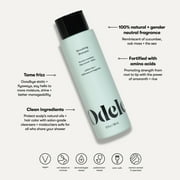 Odele Smoothing Shampoo for Frizz Control, Sulfate Free + 100% Natural Fragrance, 13 fl oz