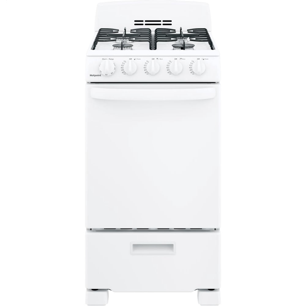 Hotpoint RGAS200DMWW 20 Inch Gas Freestanding Range White