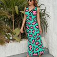 thumbnail image 3 of Leopard Print Pattern King Size Sleeveless Dress Dresses Summer Women Dresses Clothing Woman Dresses Dress, 3 of 7