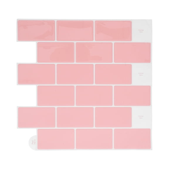 Homoyoyo 3D Decorative Wall Stickers for Kitchen Bathroom Decor, and Easy to Apply