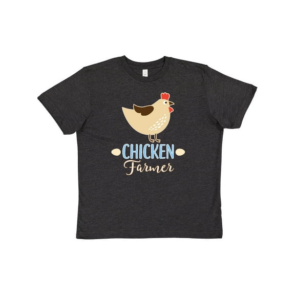 Inktastic Chicken Farmer Youth T-Shirt