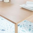 thumbnail image 6 of Linon Miles Midcentury Dining Table in Natural Brown Stained Wood, 6 of 7