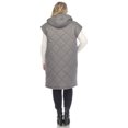thumbnail image 4 of White Mark Gilet Long à Capuche pour Femmes, 4 of 7