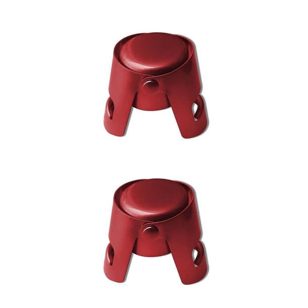 Tapón para botella de vino Injueey corcho a prueba de fugas Rojo 2Conjunto